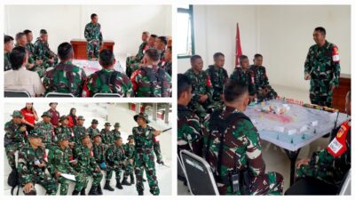 Dandim 1302/Minahasa Pimpin Latihan Kesiapsiagaan Bencana, Siapkan Posko Terpadu di Lapangan Babe Palar