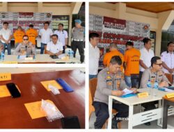 Polres Minahasa Ringkus Dua Tersangka Pengedar Sabu di Minahasa