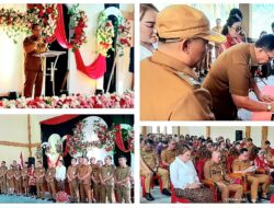 Resmikan GOR dan Kantor Desa Raringis Selatan, Bupati Dondokambey Ingatkan soal Potensi Pertanian dan Keamanan