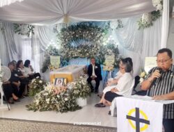 Di Ibadah Pemakaman Nontje Pangkerego, Bupati Robby Dondokambey: Kami Kehilangan Sosok Teladan