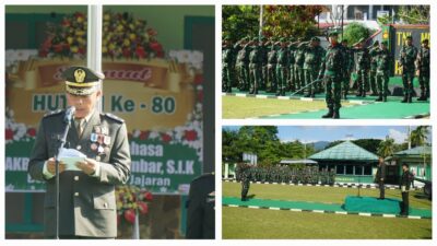 HUT ke-80 TNI, Kasdim 1302/Minahasa Mayor Inf Daeng Pasaka: TNI Lahir dari Rakyat, untuk Rakyat