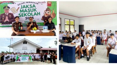 Kejari Minahasa ‘Jemput Bola’ Edukasi Ratusan Siswa SMP tentang Kenakalan Remaja dan Diskriminasi
