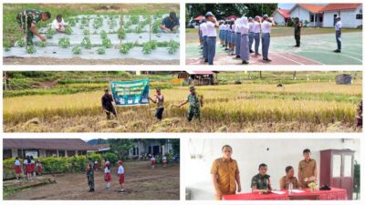 Sepenggal Kisah Babinsa Kodim 1302/Minahasa, dari Sawah Modoinding hingga Kelas SMA Amurang