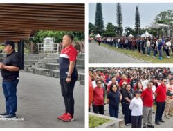 Pimpin Apel Kerja Bakti, Bupati Robby Dondokambey Apresiasi Kinerja Dinas Kominfo dan Disbudpar