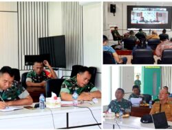 Dandim 1302/Minahasa Ikuti Vicon Kodam XIII/Merdeka, Matangkan Rencana Pembangunan Koperasi Desa Merah Putih