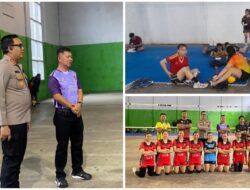 Kapolres Minahasa Tunjuk Melky Palilingan Pimpin Pemantapan Tim Voli Menuju Porprov Sulut