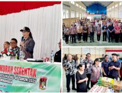 Tekan Inflasi dan Jaga Daya Beli, Wabup Vanda: Gerakan Pangan Murah Minahasa Bukti Kehadiran Pemerintah