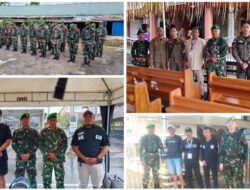 Kodim 1302/Minahasa Kerahkan Puluhan Personel Amankan 9 Titik Festival Seni Pemuda Gerejawi 2025