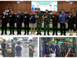 Korem dan Kodim 1302/Minahasa Sinergi dengan Pemda Percepat Pengerukan DAS Tondano