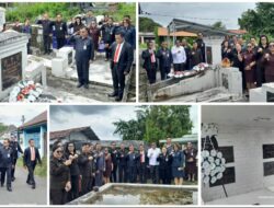 Peringati Hari Jadi Minahasa Ke-597, Pemkab Berziarah ke Makam Para Mantan Pemimpin