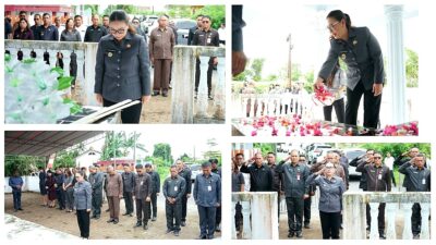 Wabup Vanda Sarundajang Pimpin Ziarah ke Makam Pemimpin Daerah, Kenang Jasa di Hari Jadi Minahasa ke-597