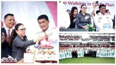 Wakil Bupati Minahasa Vanda Sarundajang Dampingi Gubernur Sulut dalam HUT ke-92 KGPM