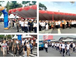 Dandim 1302/Minahasa Lepas Peserta Jalan Sehat Hari Jadi ke-597 Minahasa