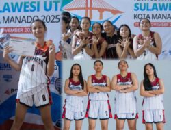 Medali Perunggu Basket 3×3 Porprov Milik Minahasa, Annabelle Sumual Curi Perhatian
