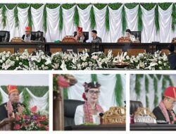 Rapat Paripurna DPRD HUT Ke-597 Minahasa: Pertumbuhan Ekonomi 5,49%, Bupati RD Ajak Lestarikan Mapalus