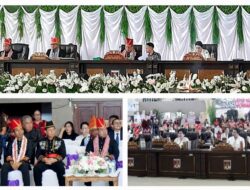 Dandim Letkol Inf Bonaventura Hadiri Rapat Paripurna DPRD Hari Jadi ke-597 Minahasa