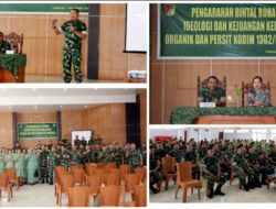 152 Prajurit Kodim 1302 Minahasa Dibekali 3 Pilar Mental: Rohani, Ideologi, dan Kejuangan