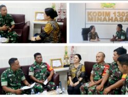 Penelitian Strategi Ketahanan Pangan di Wilayah Kodim 1302/Minahasa, Kapten Sutrisno Dampingi Mahasiswa S2 UNHAN