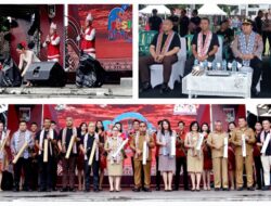 Bersama Forkopimda, Dandim 1302/Minahasa Pukul Tentenkoreng Buka Festival Danau Tondano 2025