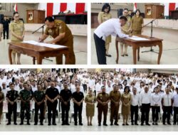 Bupati Robby Dondokambey Lantik Pengurus dan Pengawas Koperasi Merah Putih