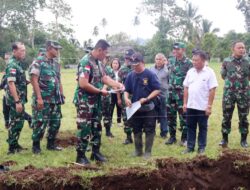 Kasdam XIII/Merdeka Tinjau Pembangunan Koperasi Desa Merah Putih di Minahasa