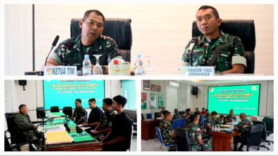 Kodim 1302/Minahasa Sambut Pengawasan, Meneguhkan Komitmen Tata Kelola Anggaran Negara