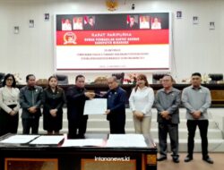 Paripurna APBD 2026 Minahasa Tuntas, Bupati Robby Dondokambey Apresiasi Kritik DPRD yang Konstruktif