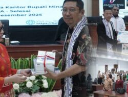 Wabup Vanda Sarundajang Serahkan Buku Karya S.H. Sarundajang di Kuliah Tamu UNIMA