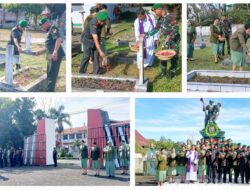 Dandim 1302 Minahasa Pimpin Ziarah ke TMP Tondano, Tandai Peringatan Hari Juang TNI AD