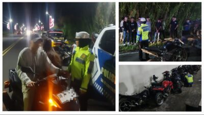 Operasi Balap Liar Tondano, Polisi Sasar Knalpot Bising dan Pengendara Belia, 14 Motor Diamankan