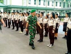 Mewakili Dandim, Kasdim 1302/Minahasa Pimpin Penutupan Persami KKRI di Tomohon