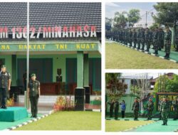 Peringatan Hari Juang TNI AD di Kodim 1302/Minahasa, Prajurit Diminta Jadi Patriot Sejati