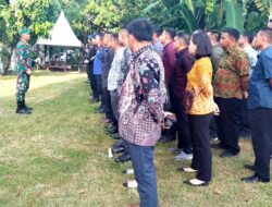Dandim 1302/Minahasa Pimpin Apel Pengamanan Kunjungan Wapres Gibran di Gereja Eben Haezar Manado