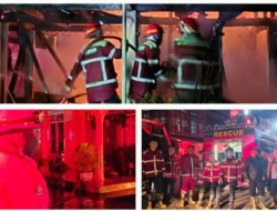 Respons Cepat Damkar Minahasa di Papakelan Cegah Kebakaran Meluas ke Permukiman