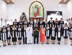 Bupati Minahasa dan Keluarga Awali Tahun 2026 dengan Ibadah Syukur di GMIM Moria Sasaran