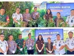 Dukung Ketahanan Pangan, Lapas Tondano Panen Raya Kacang Serentak