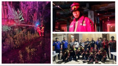 Maraton Dua Jam Damkar Minahasa Menjinakkan Api di Ranowangko