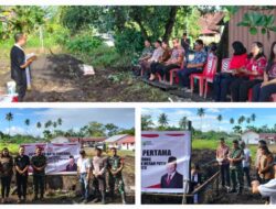 Wujudkan Ekonomi Mandiri, Danramil 1302-14/Amurang Dampingi Pembangunan Koperasi di Lopana Satu