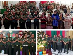 Dandim 1302/Minahasa Hadiri Perayaan Natal Bersama di Makorem 131/Santiago