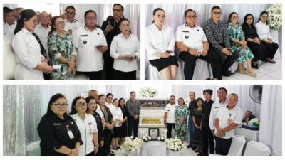 Melayat ke Wioi, RD-VaSung Beri Penguatan bagi Keluarga Pangkerego