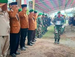 Kodim 1302/Minahasa Beri Penghormatan Terakhir bagi Letkol (Purn) Benny Adam