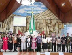 Danramil 10/Sonder Hadiri Ibadah Syukur HUT Ke-31 GMIM Efrata Sentrum