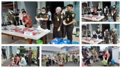 Kejari Minahasa Musnahkan Barang Bukti dari 14 Perkara Pidana