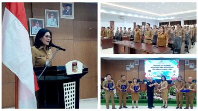 Tuntaskan Magang, Sekda Minahasa Lepas 23 Praja IPDN Angkatan XXXV