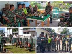 Tingkatkan Kedisiplinan Prajurit, Danramil 1302-01/Tondano Berikan Jam Komandan