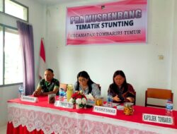 Percepat Penanganan Stunting, Koramil 1302-07/Tombariri Perkuat Sinergi Lintas Sektor