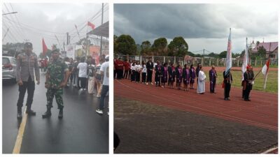 Babinsa Koramil 1302-08/Kawangkoan Kawal Pelaksanaan Hari Pemuda KGPM 2026