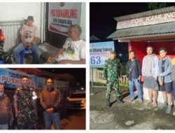 Babinsa Kodim 1302/Minahasa Perkuat Keamanan Desa melalui Siskamling