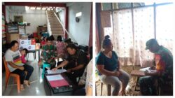 Babinsa Kodim 1302/Minahasa Data Warga untuk Kepemilikan Akta Kelahiran