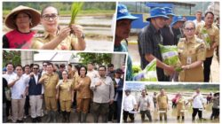 Wabup Vanda Sarundajang Apresiasi Dukungan Kementan dalam Gerakan Tanam Padi di Desa Touliang